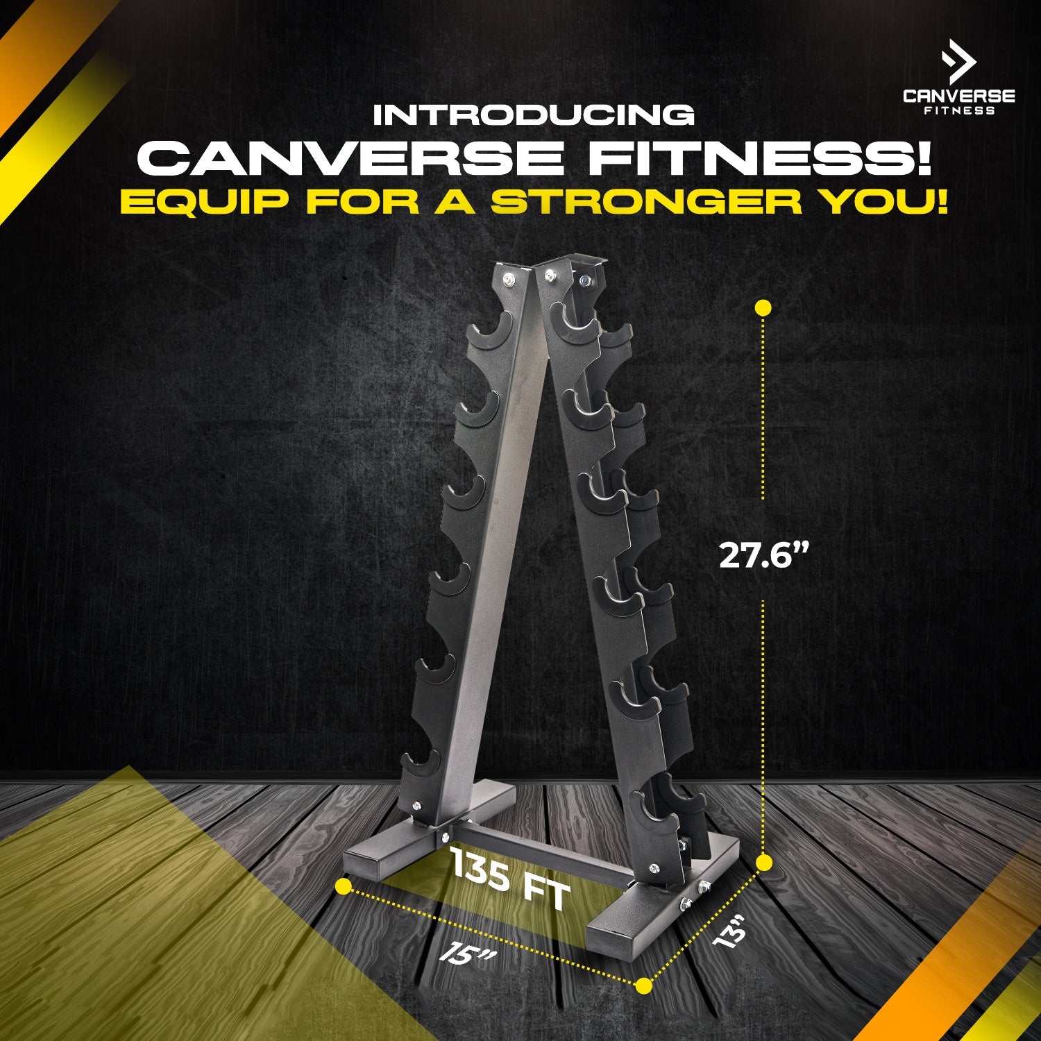 Dumbbell Rack Stand - 6 Tier