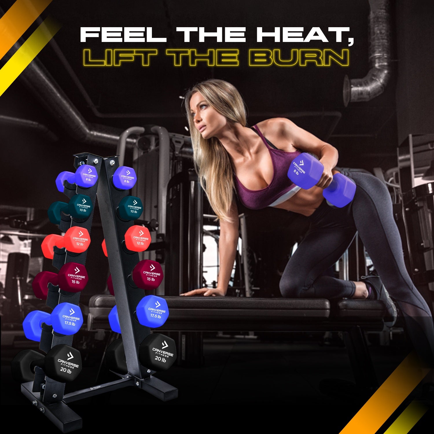 Dumbbell Rack Stand - 6 Tier