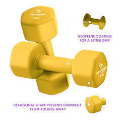 Neoprene Dumbbell Set - 4 LBs