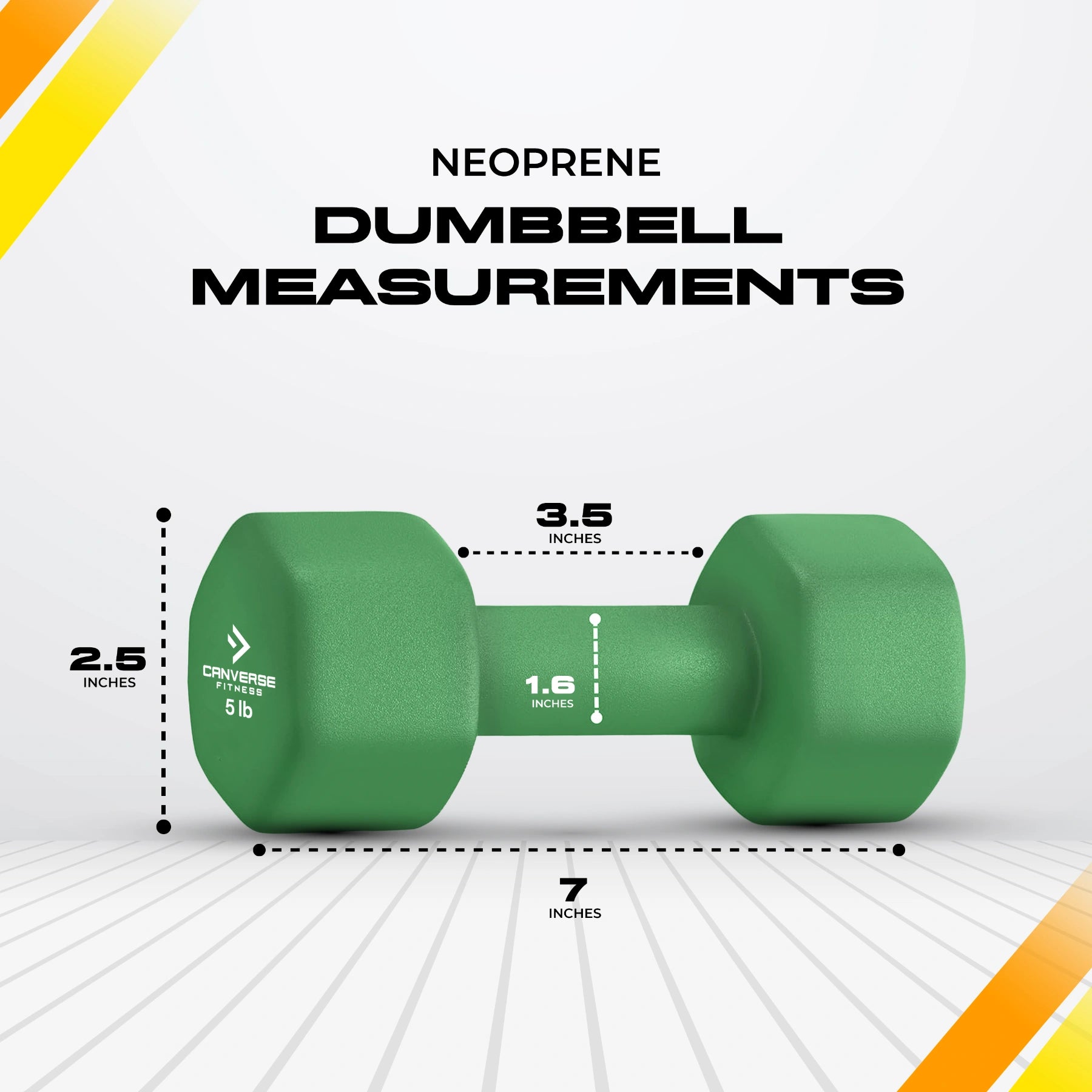 Neoprene Dumbbell Set - 5 LBs