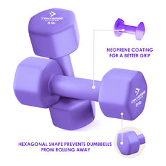 Neoprene Dumbbell Set - 6 LBs