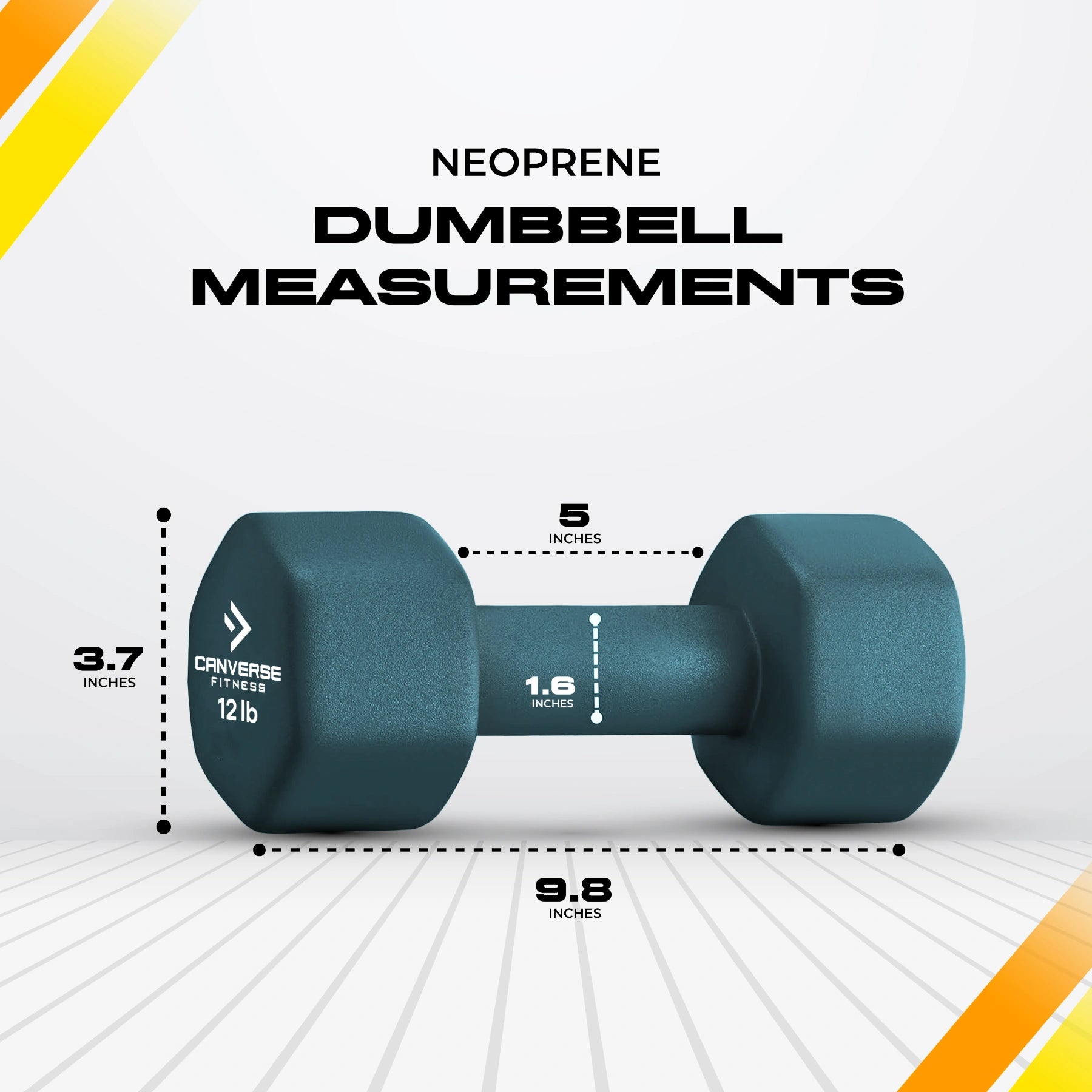 Neoprene Dumbbell Set - 12 LBs